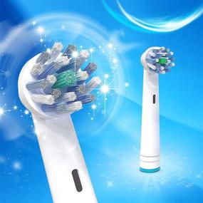 img 1 attached to 🦷 High-Quality 16 Pack Replacement Brush Heads for Oral B Electric Toothbrush: Compatible with Pro Genius and Smart Models, Includes Floss, Cross, Precision & Whitening Brush Heads