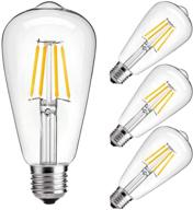 2700k 3000k dimmable led filament bulb - incandescent equivalent logo