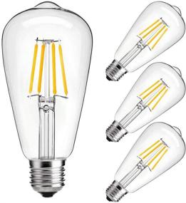 img 4 attached to 2700K 3000K Dimmable LED Filament Bulb - Incandescent Equivalent