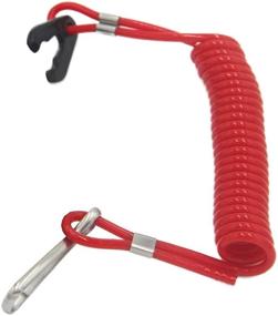 img 1 attached to 🛥️ ZOOKOTO Universal Outboard Engine Motor Kill Urgent Stop Switch & Safety Tether Lanyard for Yamaha, Tohatsu, Honda Motors - Ideal for Boats, ATVs, Bikes