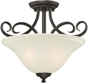 img 3 attached to Westinghouse Lighting 6306500 Two Light Semi Flush