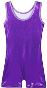 img 3 attached to 🤸 Gymnastics Leotard for Toddlers: Biketards Dancewear in Active Girls' Clothing
