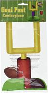 🏈 beistle goal post centerpiece: a colorful 9-inch multicolored decorative piece for your party logo