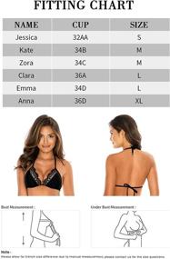 img 1 attached to 👙 RELLECIGA Women's Triangle Brazilian Swimsuits & Cover Ups: Stylish X-Large Swimwear for Fashionable Ladies