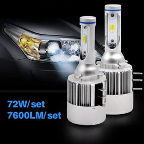 img 3 attached to 💡 LASFIT H15 LED Bulbs: Super Bright Xenon Cool White Light – 60W, 6000lm, 6000K (2 pack)