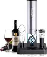 🍷 rechargeable electric wine opener set - automatic corkscrew & electronic bottle opener - perfect christmas gift логотип