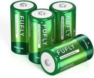 ⚡️ fufly rechargeable d batteries 10000mah - 1.2v ni-mh high capacity d size battery high rated d cell rechargeable batteries with storage box (4 pack)" - optimized product name: "fufly rechargeable d batteries - high capacity 10000mah 1.2v ni-mh d size battery 4 pack with storage box logo