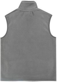 img 3 attached to 🧥 Soft and Cozy Fleece Vest for Kids - UNACOO Classic Fit (Ages 3-12 Years)