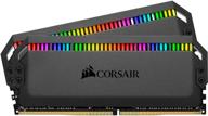 corsair dominator platinum rgb 32gb (2x16gb) ddr4 3600 (pc4-28800) 💎 c18 1.35v amd optimized memory - black: unmatched performance and aesthetics logo