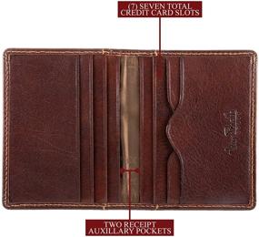 img 2 attached to 👜 Premium Italian Luggage Depot: Discover Exquisite Men's Wallets, Card Cases & Money Organizers