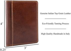 img 3 attached to 👜 Premium Italian Luggage Depot: Discover Exquisite Men's Wallets, Card Cases & Money Organizers