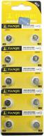 🔋 pack of 10 tianqiu ag3 / lr41 / 192 button cell batteries - long shelf life, 1.5v, 0% mercury, expiry date included logo