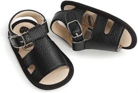 img 1 attached to 👟 Ultimate Lightweight Anti-Slip Boys' Outdoor Sandals: The Perfect Prewalker Shoes in Sandals