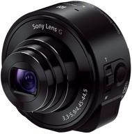 📷 камера sony lens-style dsc-qx10/b для смартфонов: съемный объектив 4,45-44,5 мм. логотип