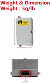 img 2 attached to 🔦 Xenon Headlight Ballast Control Unit Module: Fast Startup & Safe Stability for Audi, BMW, Saab, Ford, Jaguar, Land Rover, Mercedes, Maserati (5DV 008 290-00)