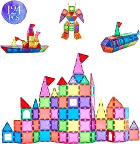 img 3 attached to 🏰 Magnetic Building Toys for Toddlers - Royal Kiddos