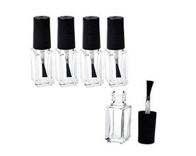 img 1 attached to 💅 Square Polish Bottles: Easy Refillable Pieces for Your Nail Polish Collection