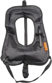 img 3 attached to Innovative Scuba Snorkel Vest - Floatation and Safety for Kids (Black, SN0281)