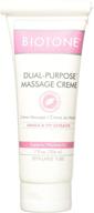 biotone dual purpose massage creme 7 oz - pack of 2 tubes: ultimate massage product for therapy and relaxation logo