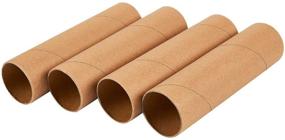 img 1 attached to Versatile Brown Cardboard Tubes for Craft Projects: DIY Craft Paper Roll (1.6 x 5.9 in, 12 Pk)