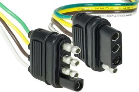 img 2 attached to 🔌 Hopkins 48205 4 Wire Flat Connector Set + Splice Connectors: Streamline Your Wiring Needs