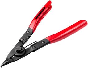 img 4 attached to Red Powerbuilt 648633 Internal Snap Ring Pliers for Improved SEO
