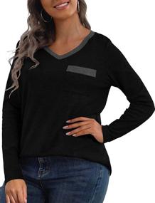 img 2 attached to Gloria Sarah Sweatshirts Sleeve Oversized Outdoor Recreation