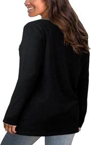 img 1 attached to Gloria Sarah Sweatshirts Sleeve Oversized Outdoor Recreation