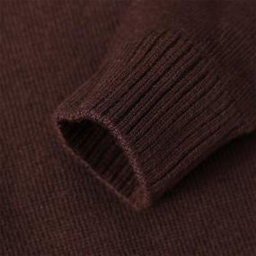 img 1 attached to Toddler Sweater Turtleneck Pullover Winter Boys' Clothing for Sweaters