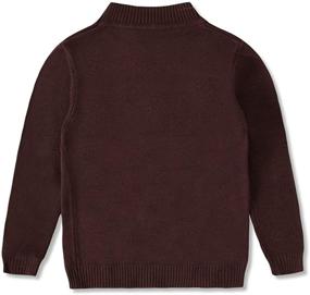 img 3 attached to Toddler Sweater Turtleneck Pullover Winter Boys' Clothing for Sweaters