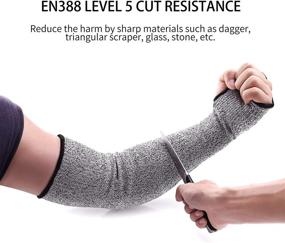 img 1 attached to Unitron Resistant Sleeves: Ultimate Abrasion Protection for Maximum Safety