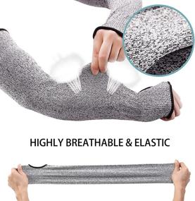 img 2 attached to Unitron Resistant Sleeves: Ultimate Abrasion Protection for Maximum Safety