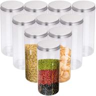 clear plastic jars lids containers logo