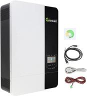 🌞 growatt 3500w mppt solar inverter - 80a solar controller - ac220v output - pv max 450v input - works with or without battery logo