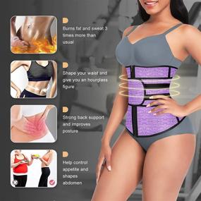 img 3 attached to 💪 Get Fit with FeelinGirl Neoprene Workout Trainer: Slimming Women's Clothing for Effective Results