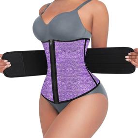 img 4 attached to 💪 Get Fit with FeelinGirl Neoprene Workout Trainer: Slimming Women's Clothing for Effective Results