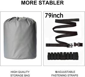 img 1 attached to 🚤 Premium Trailerable Boat Cover: Waterproof 20-22 ft V-Hull, Tri-Hull, Bass Boat, and More - Includes Carrying Bag