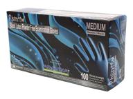 🧤 adenna phantom 6 mil latex powder-free exam gloves (medium, black) - 100-count box logo
