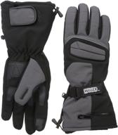 hugger glove company gauntlet snowmobile men's gloves & mittens: essential accessories for ultimate protection logo