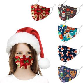img 4 attached to Washable Reusable Christmas Decoration Breathable Girls' Accessories and Cold Weather