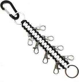 img 4 attached to Holder Paracord Keychain Cheerleader Sports