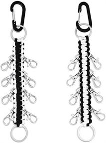 img 2 attached to Holder Paracord Keychain Cheerleader Sports