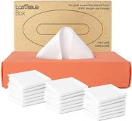 lasttissue reusable tissue box: 18 organic cotton wipes, eco-friendly and sustainable holder for facial tissues and paper towels logo