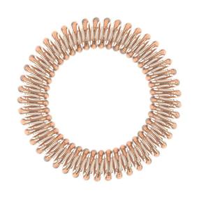 img 3 attached to 🔗 Invisibobble SLIM Traceless Spiral Hair Ties (Pack of 3) - Bronze Me Pretty: Strong Elastic Grip Coil Hair Accessories for Women, Girls, Teens, and Thick Hair - No Kink, Non-Soaking, Gentle