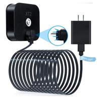 🔌 itramax 30 ft blink xt xt2 кабель зарядки с адаптером для стены (2 шт.) - водонепроницаемое питание для камеры blink xt/blink xt2 на открытом воздухе. логотип