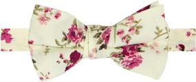 img 3 attached to 🌸 Stylish Spring Notion Floral 13 Blush Small Boys' Accessories and Bow Ties: A Perfect Wardrobe Addition