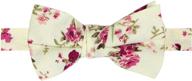 🌸 stylish spring notion floral 13 blush small boys' accessories and bow ties: a perfect wardrobe addition logo