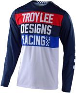 🏍️ ultimate performance: troy lee designs gp air continental men's off-road motorcycle jersey logo