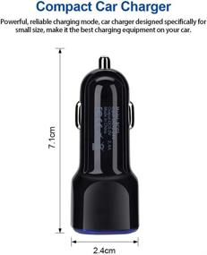 img 1 attached to Highly Compatible USB C Charger for Samsung Galaxy A02S, A11, A21s, A51, A71, A12, S20+ FE, S21+ Ultra, A20s, A50s, A10e, S10e, S10, S9, S8 Plus, Note 20 Ultra, 10, 9 - Car Charger and Wall Plug with Type C Cable