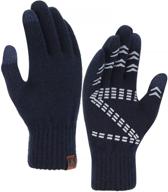 ultimate thermal touch screen winter gloves for men: essential men's accessories for cold weather! logo